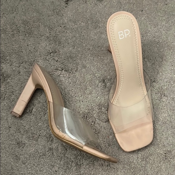 bp Mirra Slide Sandal In Clear-beige - Picture 2 of 7